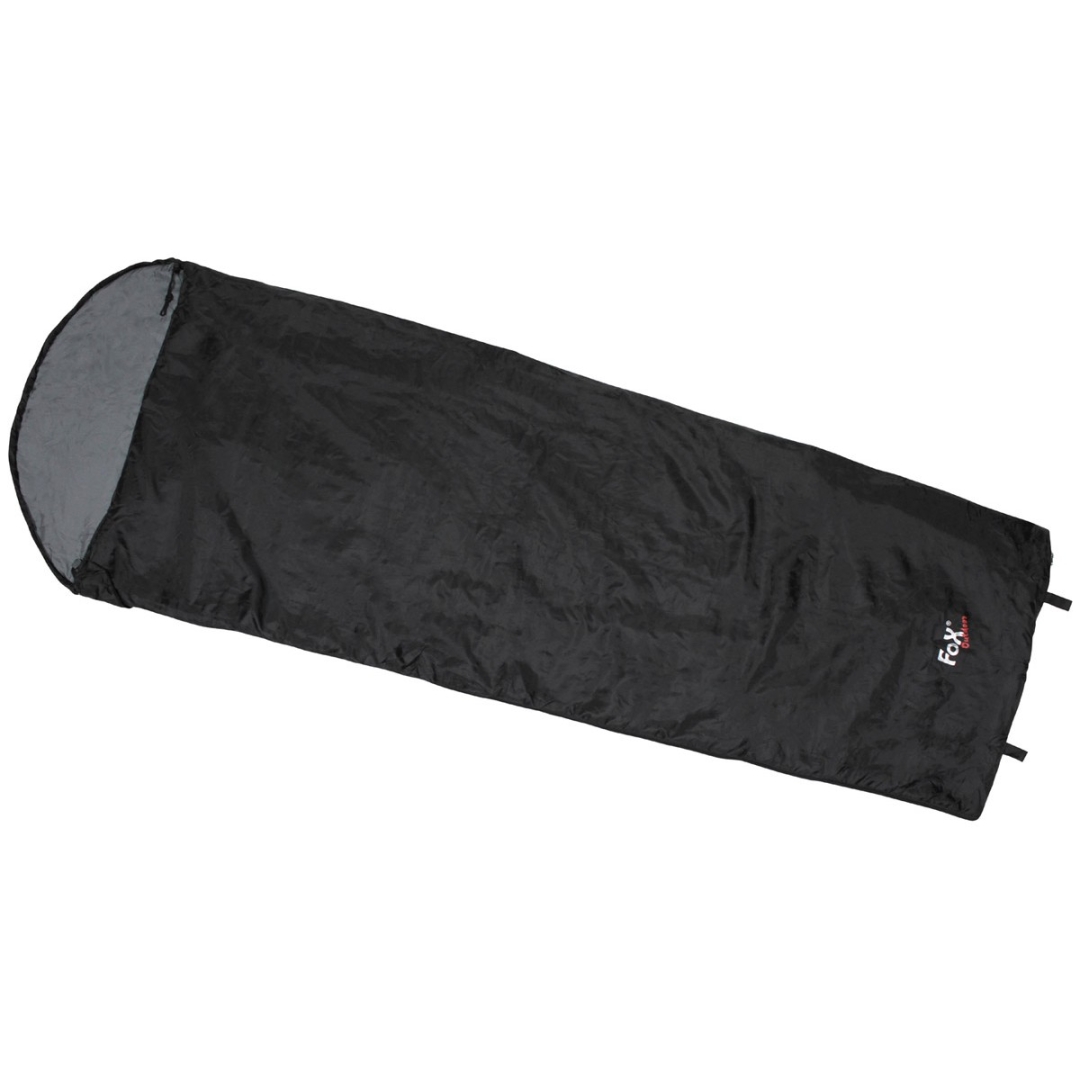 Fox Outdoor Extralight Slaapzak +10°C tot +29°C - Zwart - Afbeelding 2