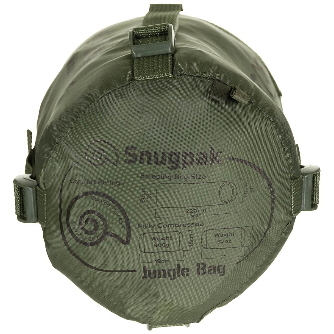 Snugpak - Jungle Bag Mummieslaapzak 7°C - Antibacterieel - Muggennet - OD Groen - Afbeelding 3