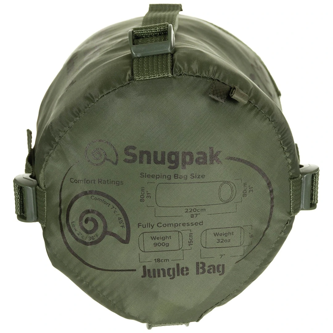 Snugpak - Jungle Bag Mummieslaapzak 7°C - Antibacterieel - Muggennet - OD Groen - Afbeelding 3