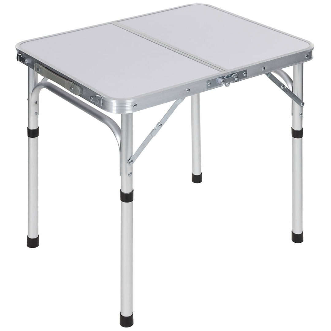 Opvouwbare campingtafel - Aluminium - Draaghendel - 60 x 45 cm - Afbeelding 2