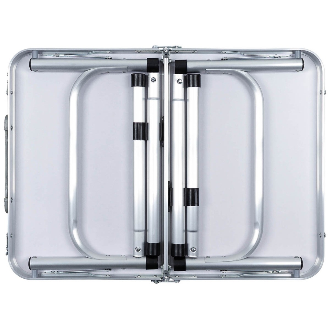 Opvouwbare campingtafel - Aluminium - Draaghendel - 60 x 45 cm - Afbeelding 3