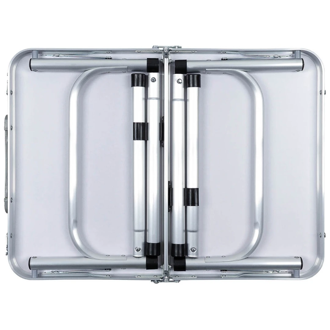 Opvouwbare campingtafel - Aluminium - Draaghendel - 60 x 45 cm - Afbeelding 3