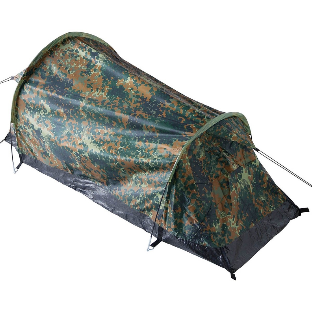 Tunneltent Hochstein - 2 persoons tent - 220 x 130 cm - Flecktarn - Afbeelding 3