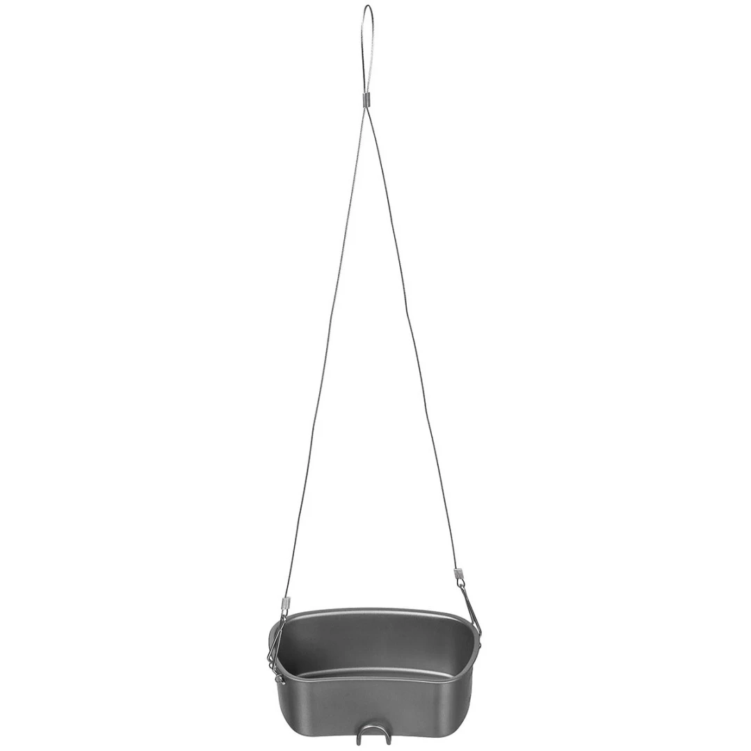 Fox Outdoor 3-delige Camping Pannenset - Lichtgewicht Kookset met opvouwbare handgrepen - Afbeelding 4
