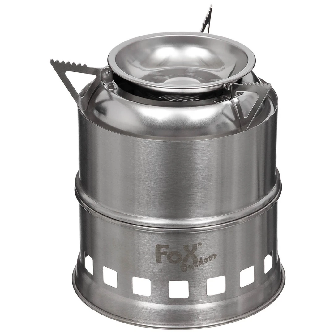 Fox Outdoor Forest Houtkacheltje - Mini RVS Camping Houtkachel - Afbeelding 4