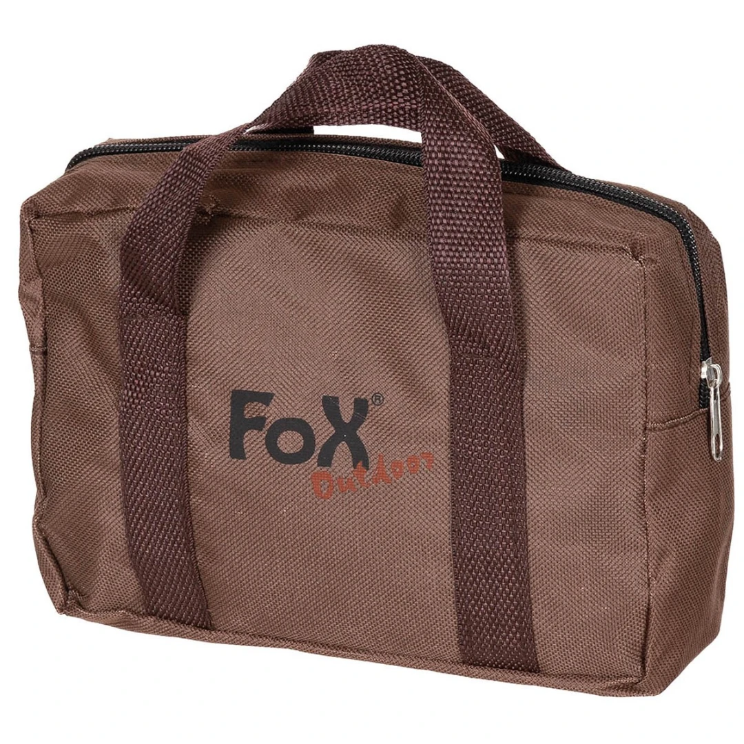 Fox Outdoor Opvouwbare RVS Raketkachel Mini - Draagbare Camping Houtkachel met grill - 21x14x14 cm - Afbeelding 5