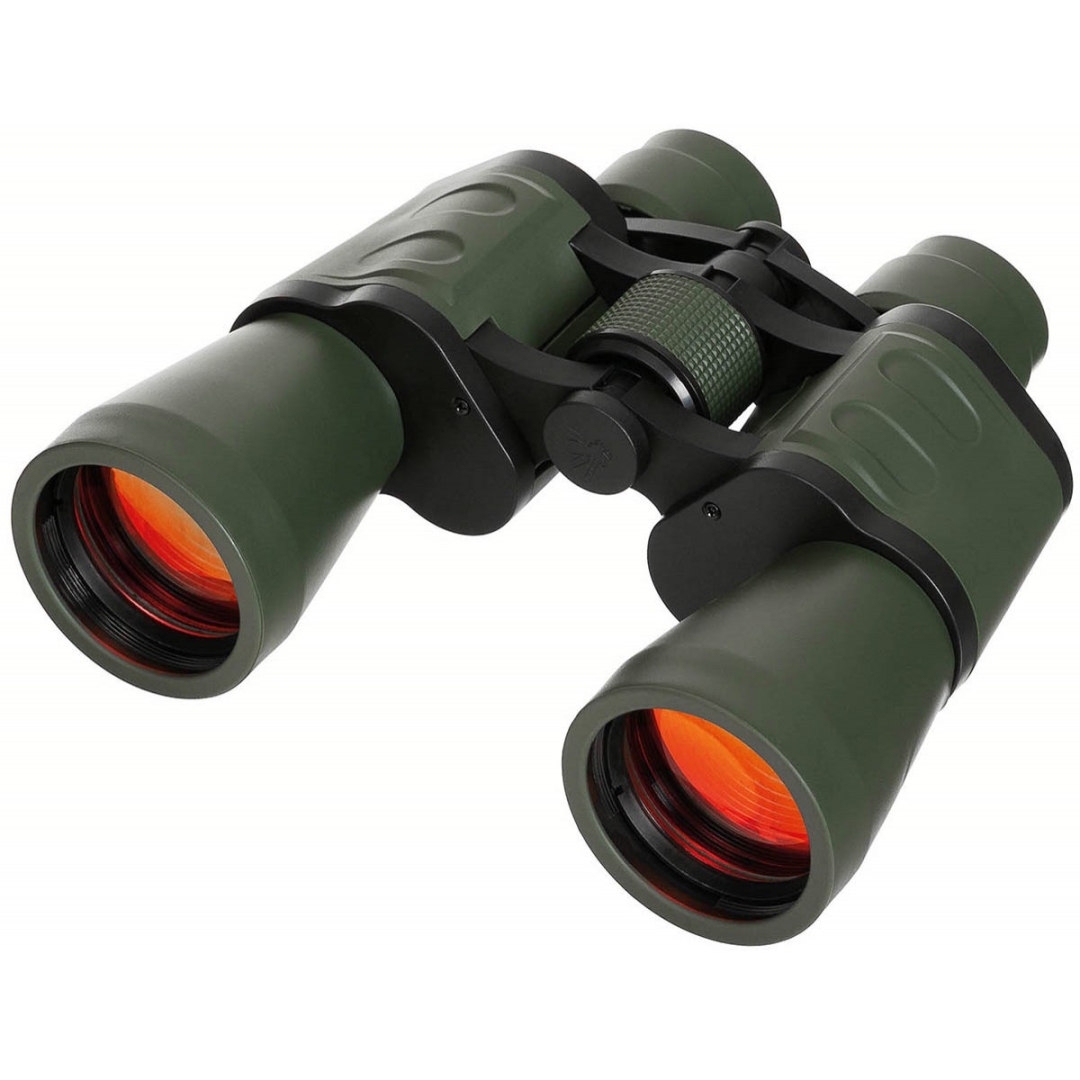 Opvouwbare Verrekijker 10x50 BAK4 Ruby Lens - OD Groen - Transporttas - Afbeelding 2