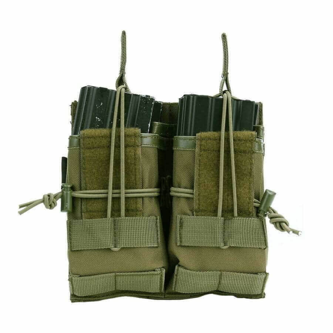Munitie tas Airsoft dubbel magazijn - Diverse kleuren