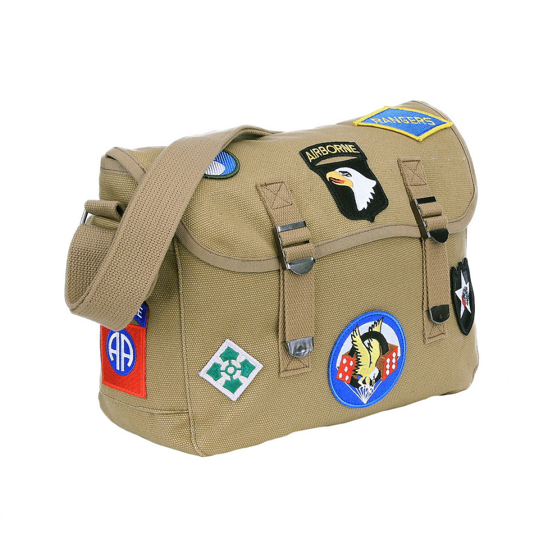 Katoenen pukkel met WWII emblemen - Afbeelding 2