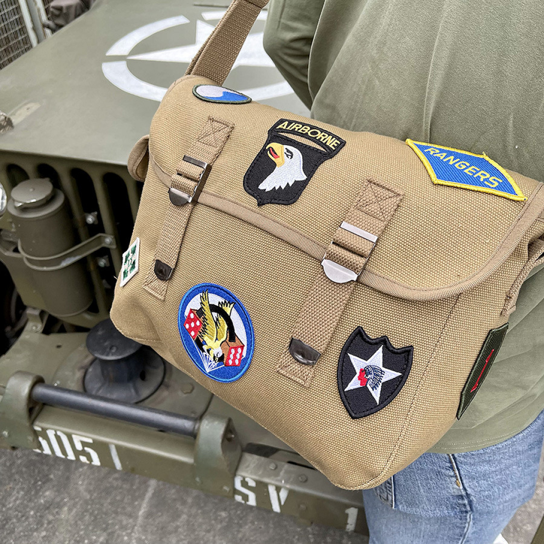 Katoenen pukkel met WWII emblemen - Afbeelding 6