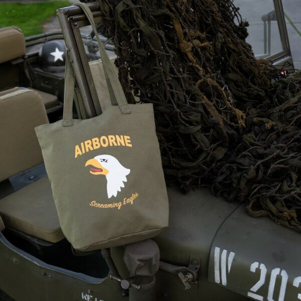 Canvas draagtas 101st Airborne Division - Afbeelding 4
