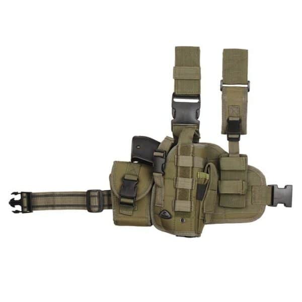 Molle leg holster rechts. Diverse kleuren - Afbeelding 2