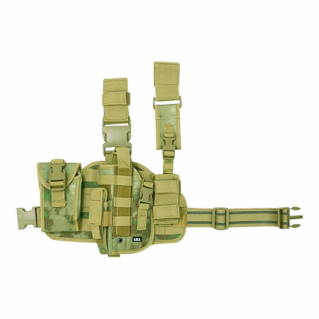 Molle leg holster links. Diverse kleuren