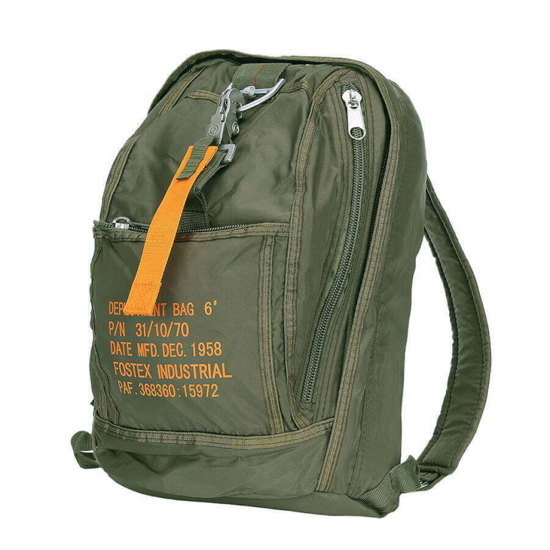 Parachute tas 6/rugtas klein. Diverse kleuren
