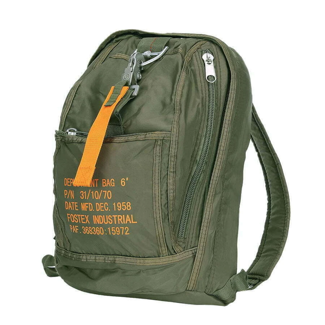 Parachute tas 6/rugtas klein. Diverse kleuren