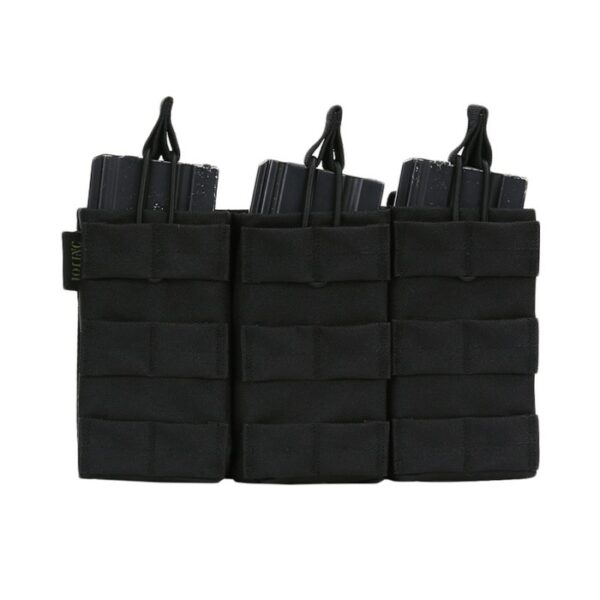 Drie dubbele open top M4 magazijnen pouch. Diverse kleuren - Afbeelding 5
