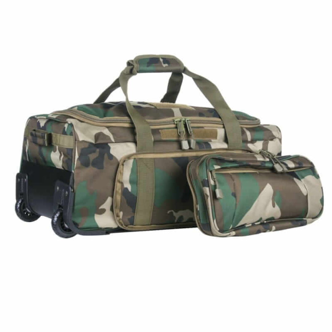 Reistas op wielen 44 liter - Trolley Camouflage - 101inc - Afbeelding 3