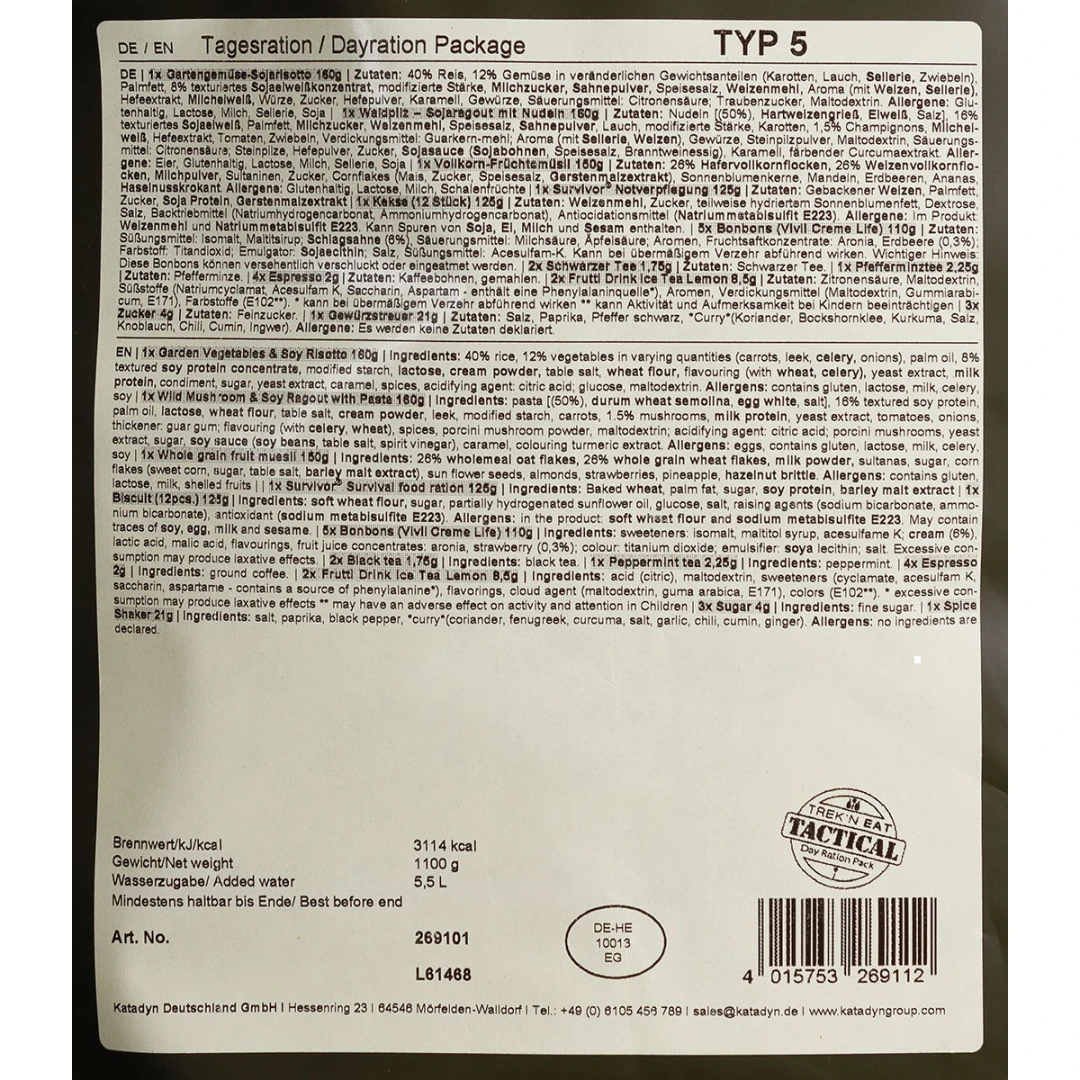 Trek 'n Eat Volkoren Fruit Muesli – Noodrantsoen - Afbeelding 5