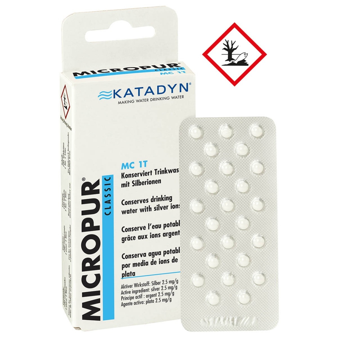 Waterzuiveringstabletten 100 tabletten| Micropur MC 1T