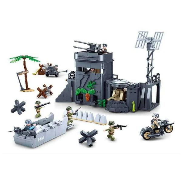 "Ontdek Sluban The Atlantic Wall - Bouwset voor urenlang speelplezier!"