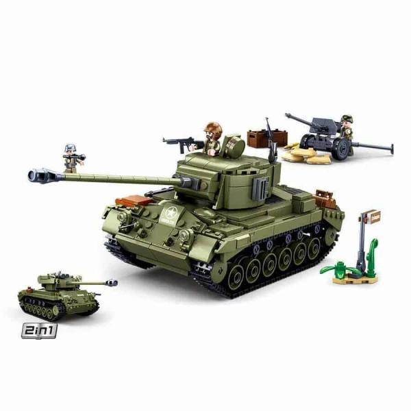 Sluban Allied medium tank - Realistische bouwset voor kinderen