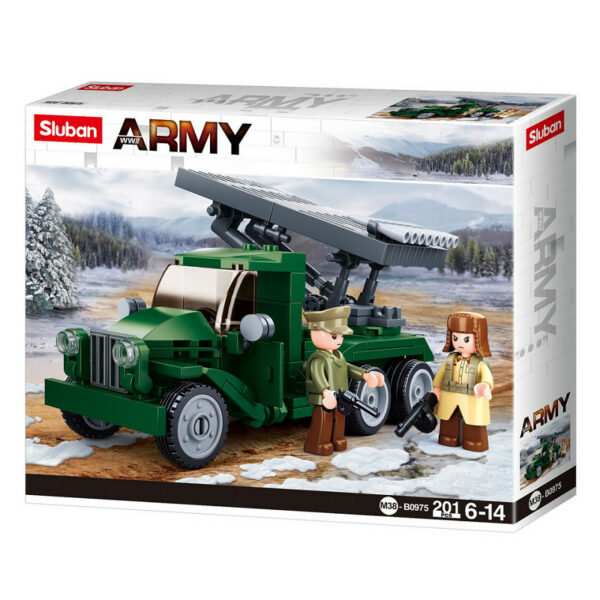 Sluban (Battle of Budapest) Rus. missile guns M38-B0975 #16149 - Afbeelding 4