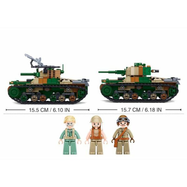 Sluban WWII Type 97 medium tank - Afbeelding 2