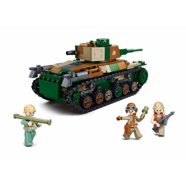 Sluban WWII Type 97 medium tank - Afbeelding 3