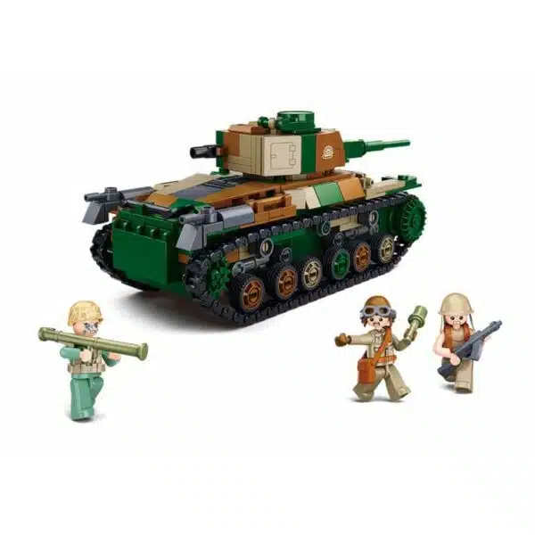 Sluban WWII Type 97 medium tank - Afbeelding 3