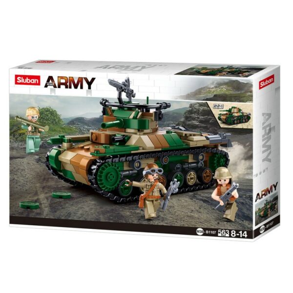 Sluban WWII Type 97 medium tank - Afbeelding 5