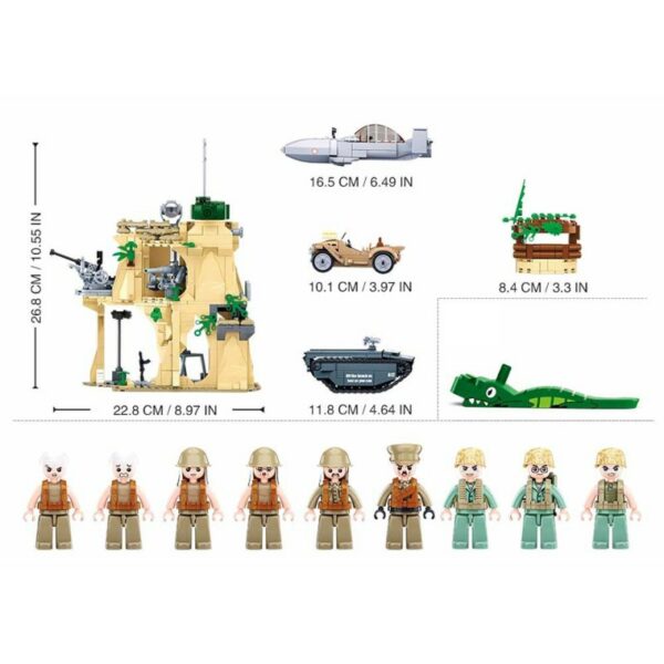 Sluban WWII Slag om Iwo Jima - Afbeelding 4