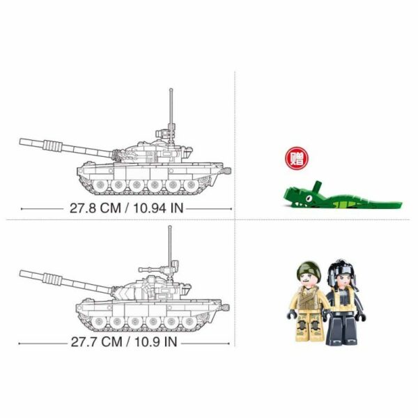Sluban STRV103 Hoofdgevechtstank M38-B1011 - Afbeelding 4