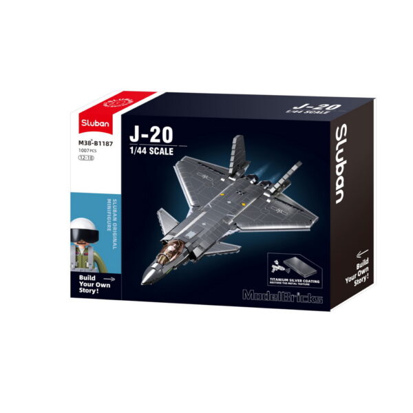 Sluban J20SS Stealth Vliegtuig Bouwset - Afbeelding 2
