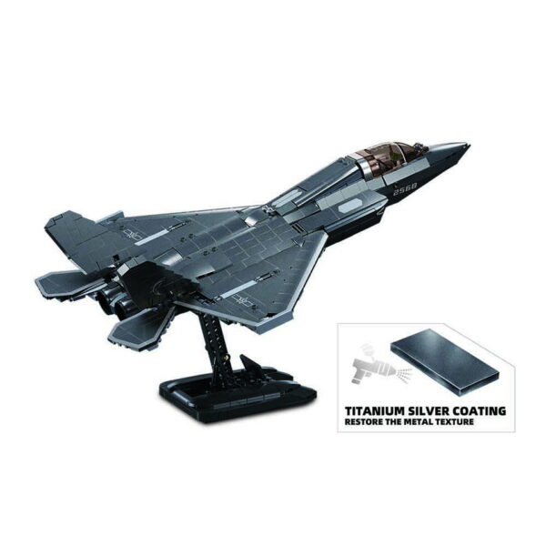 Sluban J-35S Stealth Vliegtuig Bouwset - Afbeelding 3