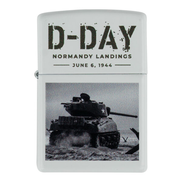 Zippo D-Day Sherman tank - June 6 Normandië 1944 - Wit - Afbeelding 2