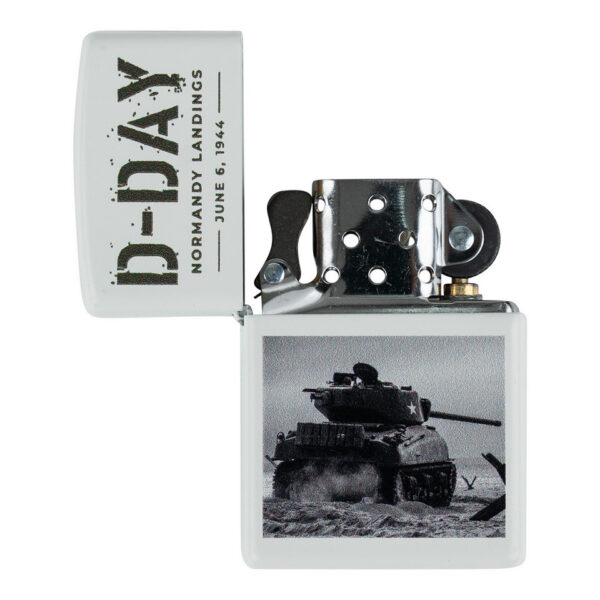 Zippo D-Day Sherman tank - June 6 Normandië 1944 - Wit - Afbeelding 3