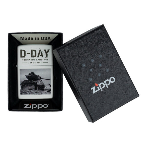Zippo D-Day Sherman tank - June 6 Normandië 1944 - Wit - Afbeelding 4