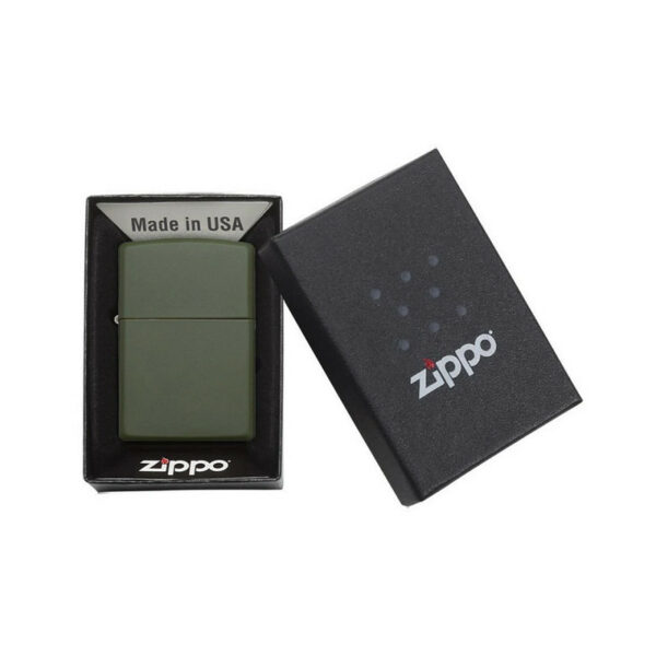 Zippo mat groen - Afbeelding 2
