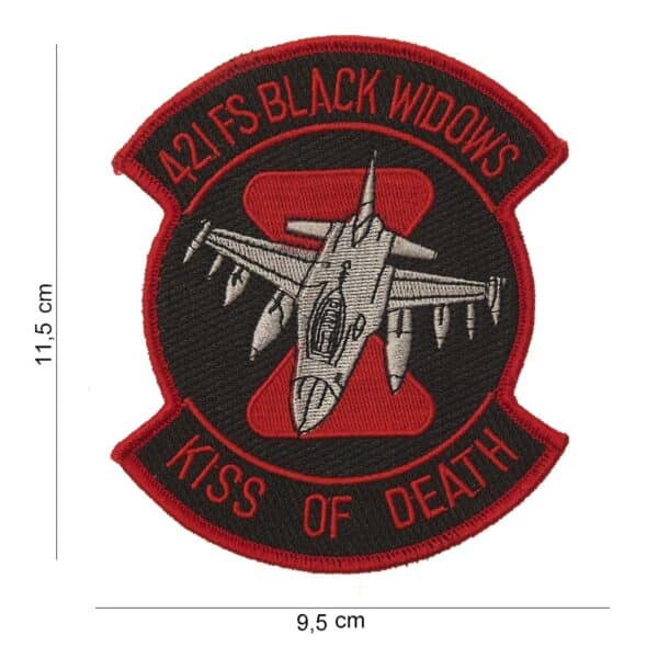 Embleem stof kiss of death