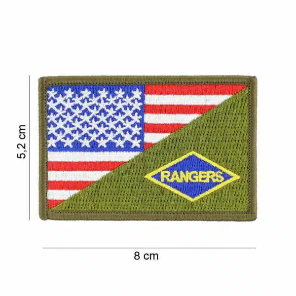 Embleem stof Rangers halve vlag