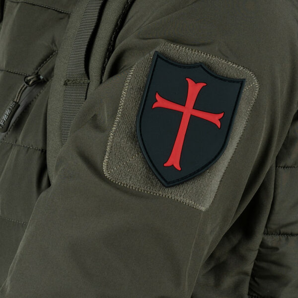 Embleem 3D PVC Crusader rood/zwart - Afbeelding 2