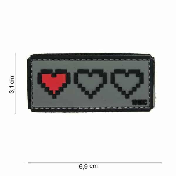 Embleem 3D PVC Last life grijs #14017