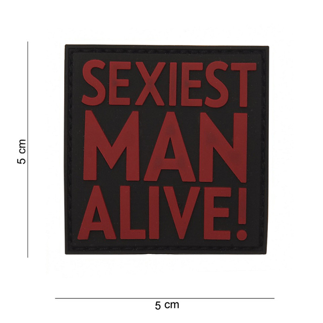 Embleem 3D PVC Sexiest man alive | Diverse kleuren - Afbeelding 2