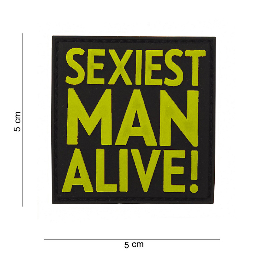Embleem 3D PVC Sexiest man alive | Diverse kleuren - Afbeelding 5
