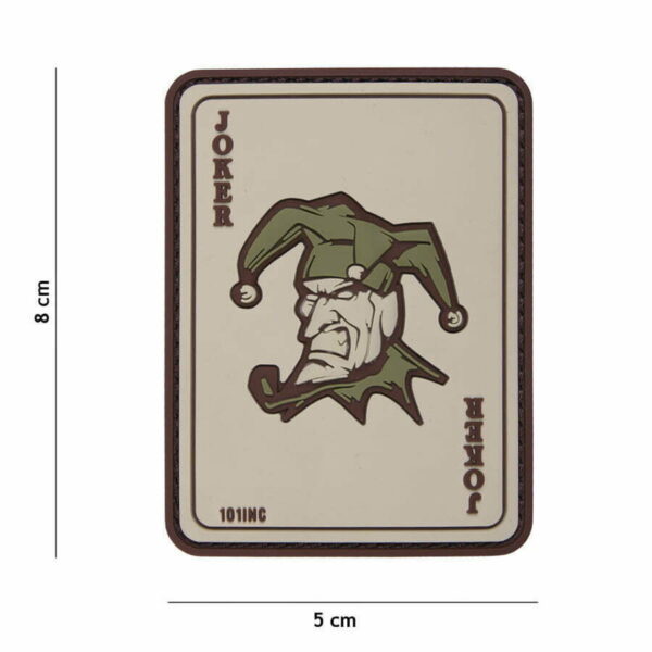 Embleem 3D PVC Joker coyote