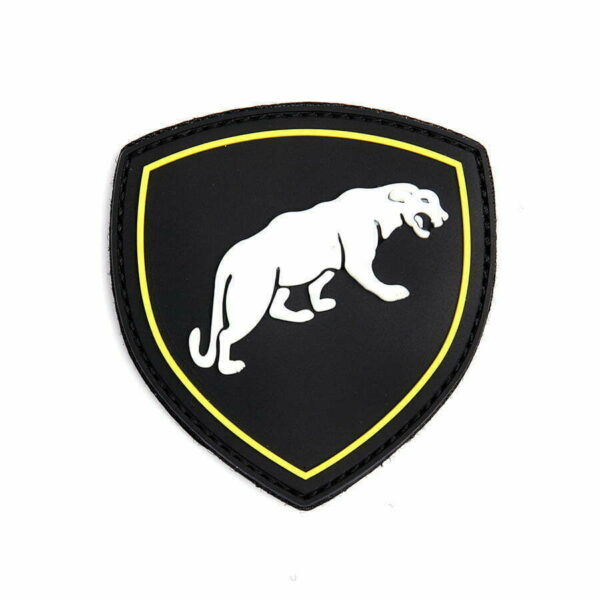 Embleem 3D PVC Russische puma zwart #9069441