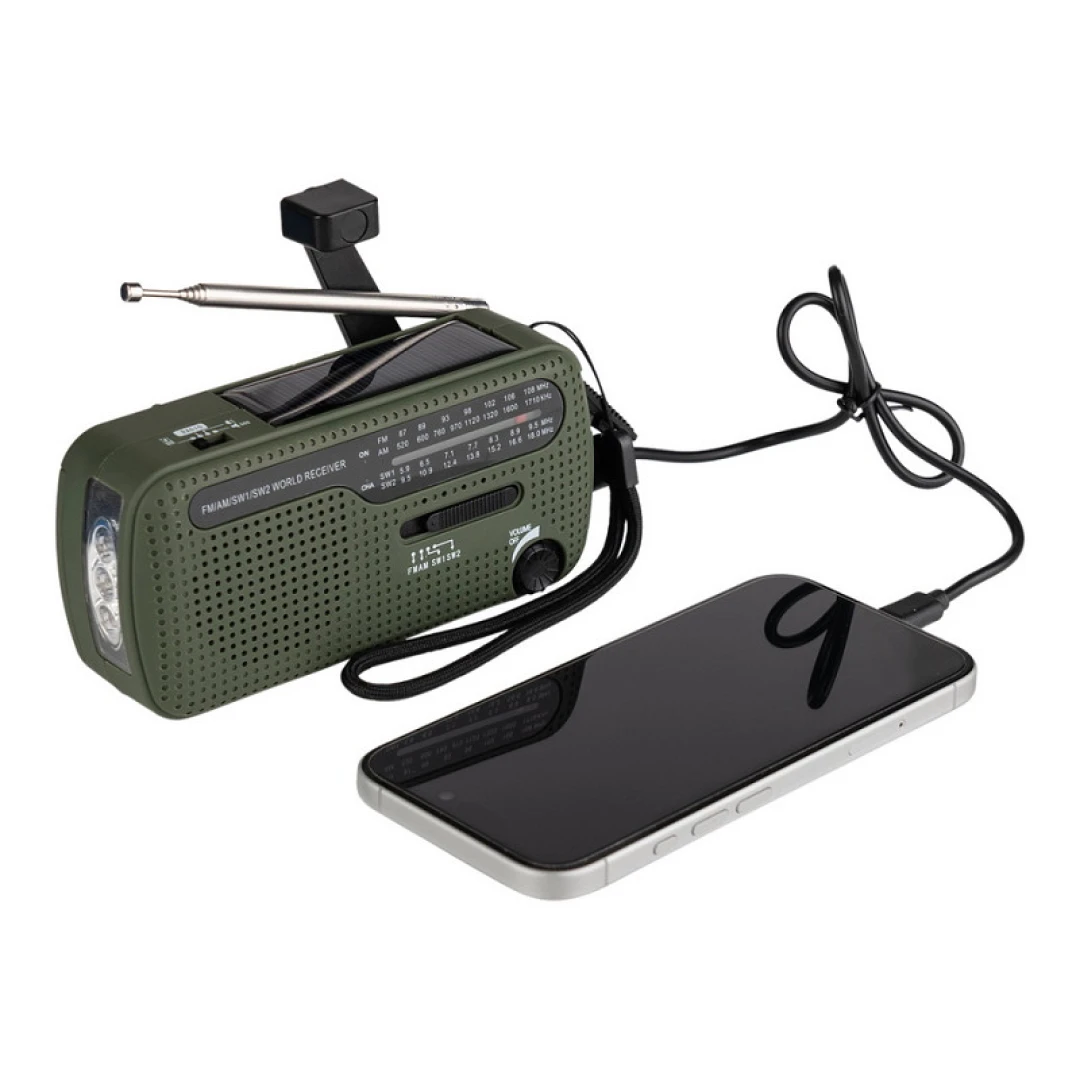 Fosco Noodradio - Survival & camping radio SW1/SW2/FM/AM - Afbeelding 3