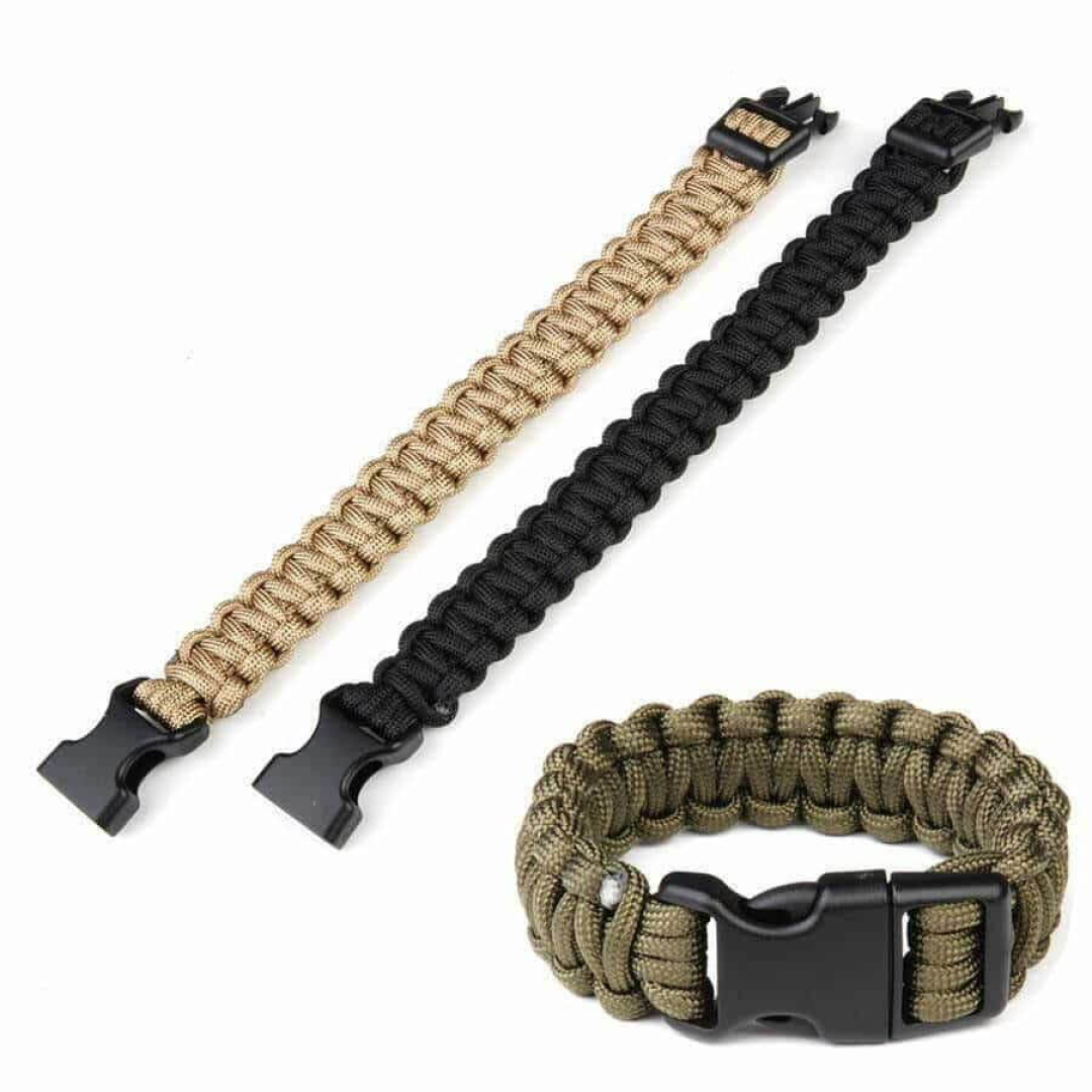 Paracord big buckle 8 inch. Diverse kleuren