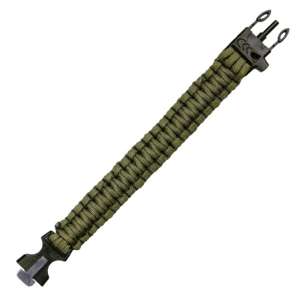 Paracord fire starter + whistle 9 inch. Diverse kleuren - Afbeelding 2