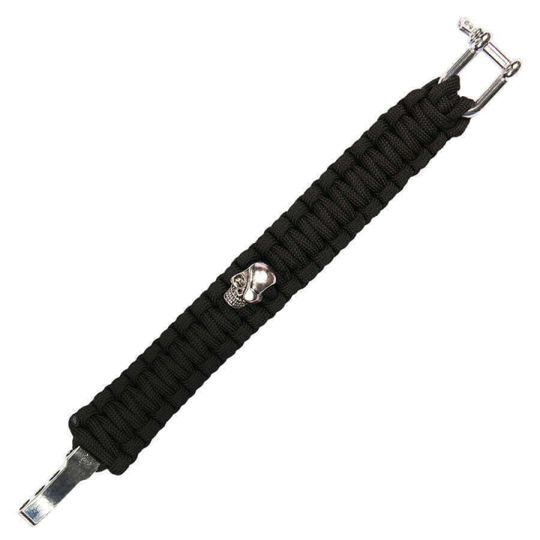 Paracord skull iron buckle 8 inch. Diverse kleuren
